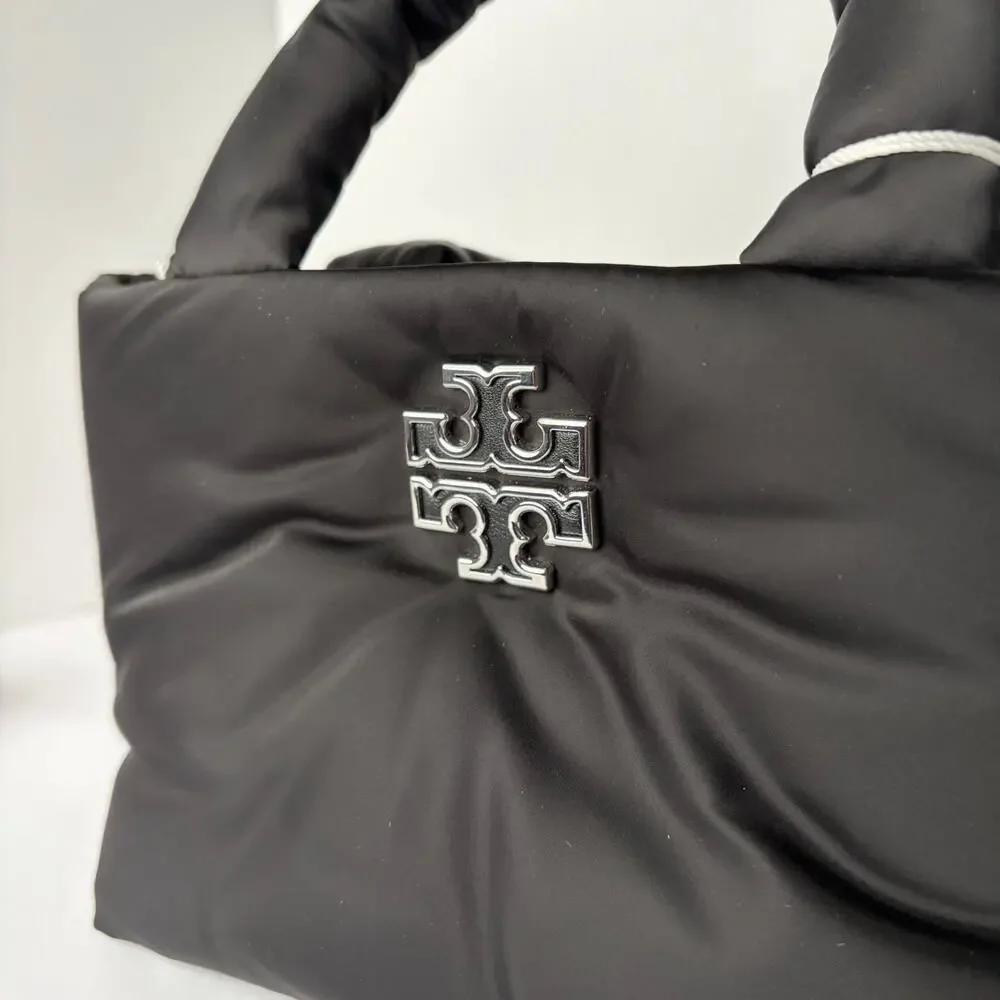 Tory Burch Mini Britten Puffer Tote with Chain